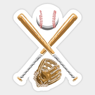 baseball parts Sticker